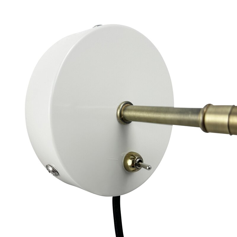 Sleep vegglampe 17 cm kit-white