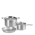 Essential 3-ply grytesett 3 deler inkl stekepanne stål/keramisk