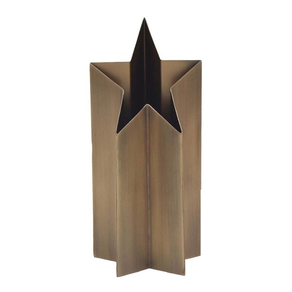 Asteri bordstjerne 27 cm antikk messing