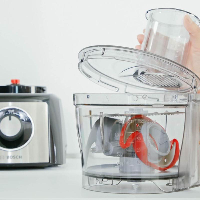 MultiTalent 3 foodprocessor 2,3 L svart Børstet rustfritt stål