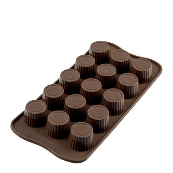 Praline silikonform for praliner 3x1,85 cm 15 stk