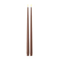 LED shiny dinner 2,2x28 cm 2 stk mokka