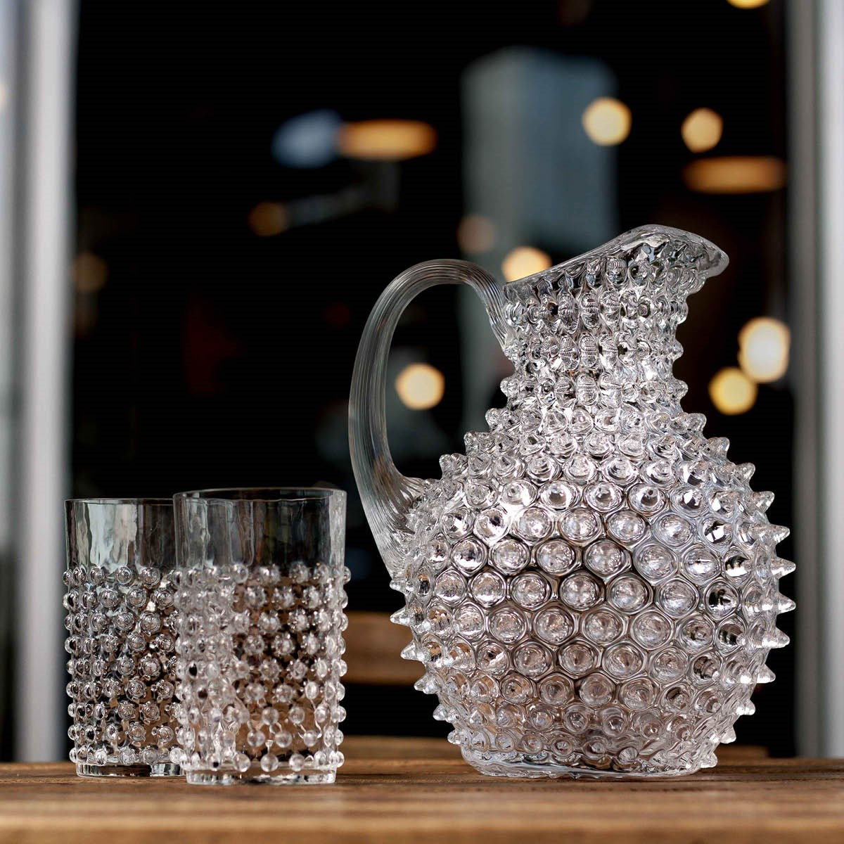 Hobnail glass 20 cl 6 stk crystal