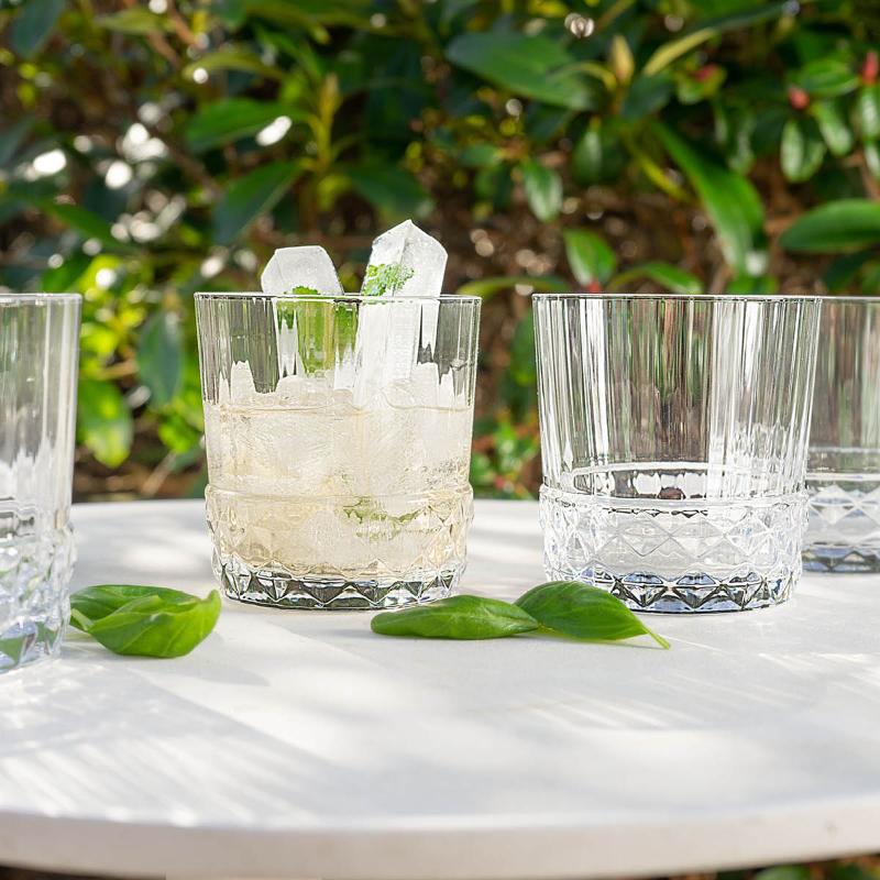 America whiskeyglass 4 stk 37 cl klar