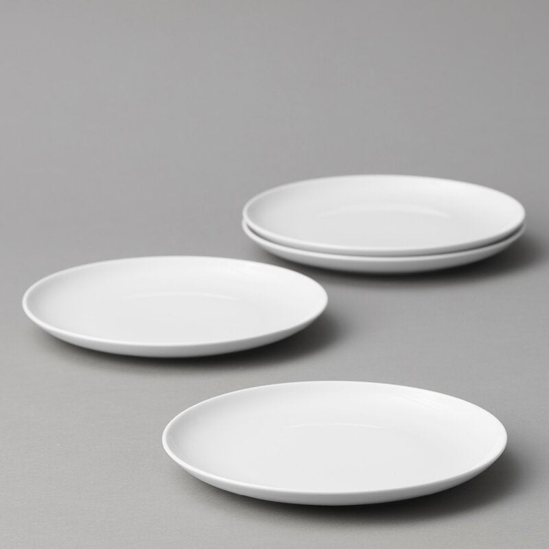 Atelier tallerken 25 cm 4 stk super white