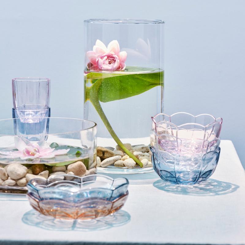 Lily vannglass 32 cl 2 stk blue iris