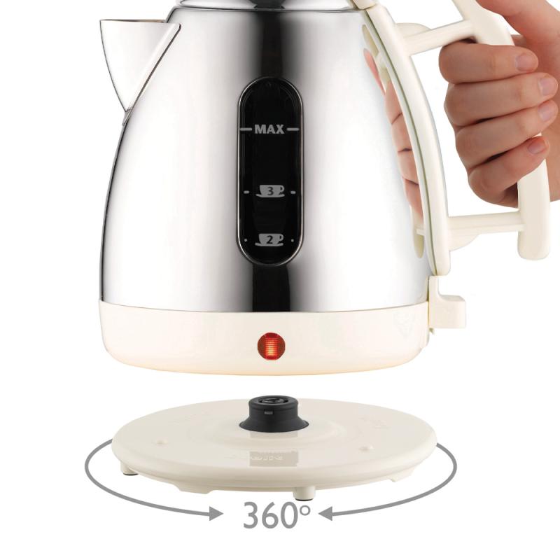 Lite vannkoker 1L cream