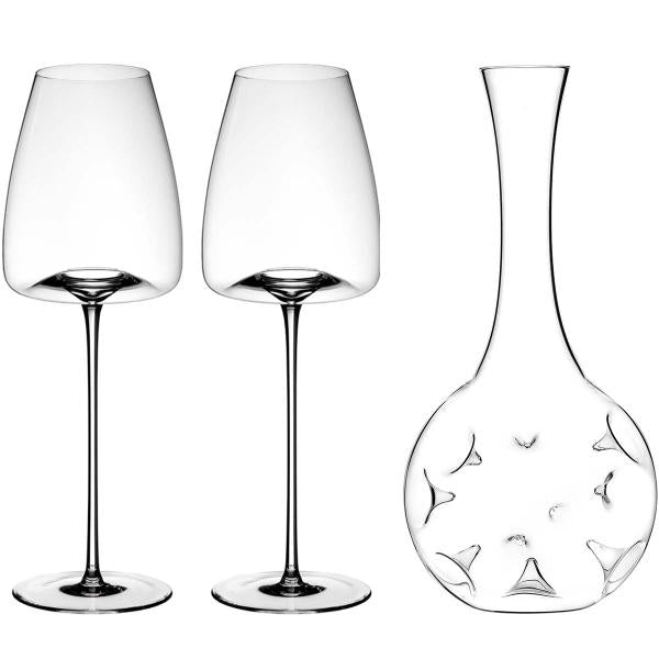Vision eddy mini dekanteringskaraffel sett m/to straight glass