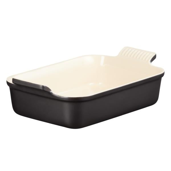 Heritage rektangulær form 26x19 cm black