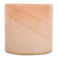 Calore lyslykt 10x10 cm line rosa/beige