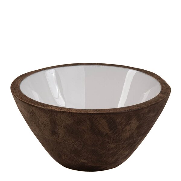 Bolle mangotre 15,4 cm rustic brown/hvit