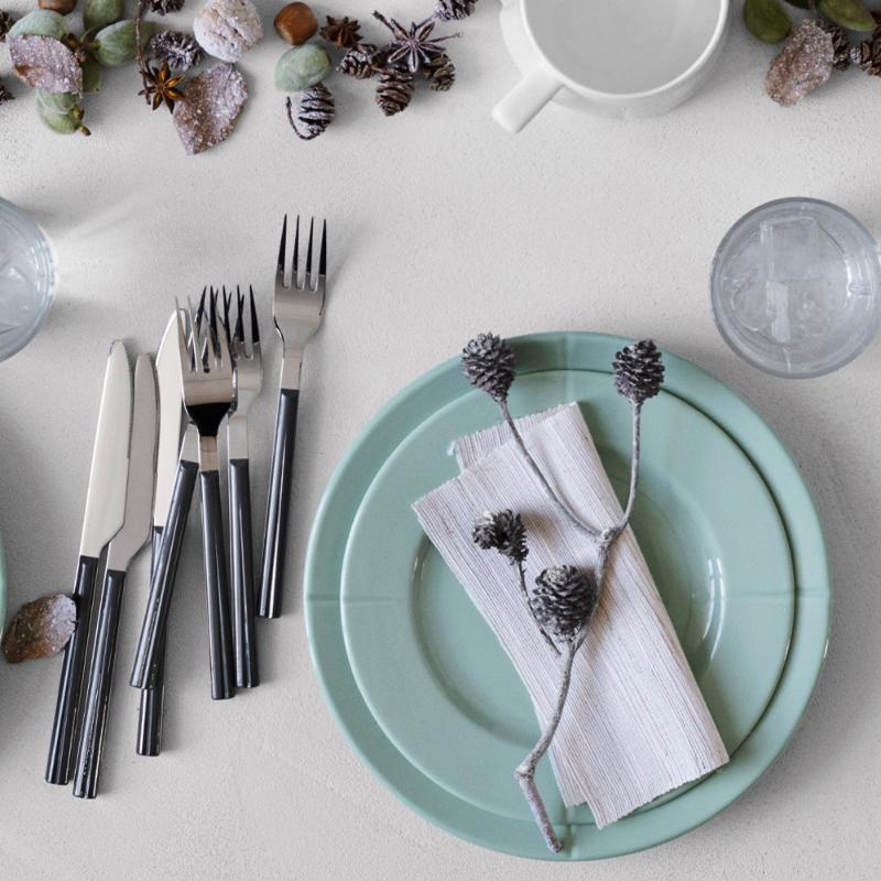 Grand Cru bestikksett 16 deler ash grey