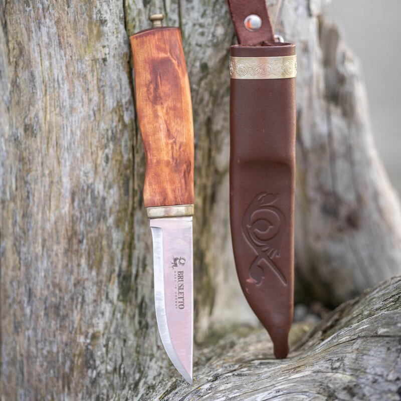 Norgeskniven tollekniv 21 cm masurbjørk