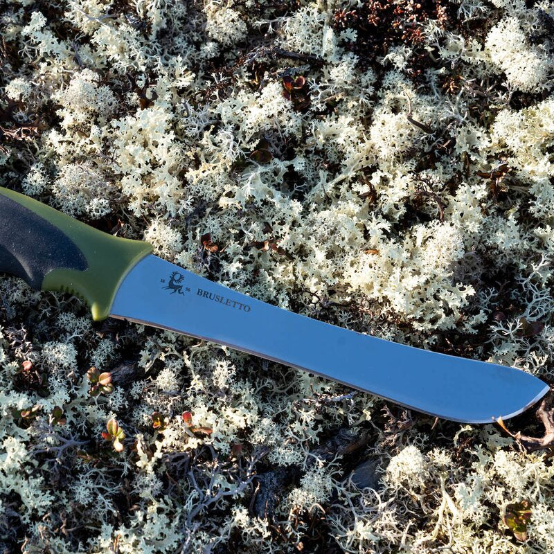 Butcher jaktkniv 28 cm svart/grønn