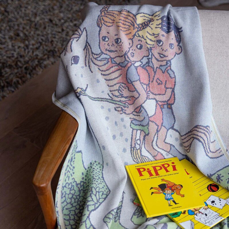 Pippi babyteppe 72x105 cm ridetur