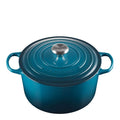 Signature støpejernsgryte rund 26 cm 6,3L deep teal