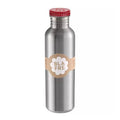 Stålflaske 750 ml rød