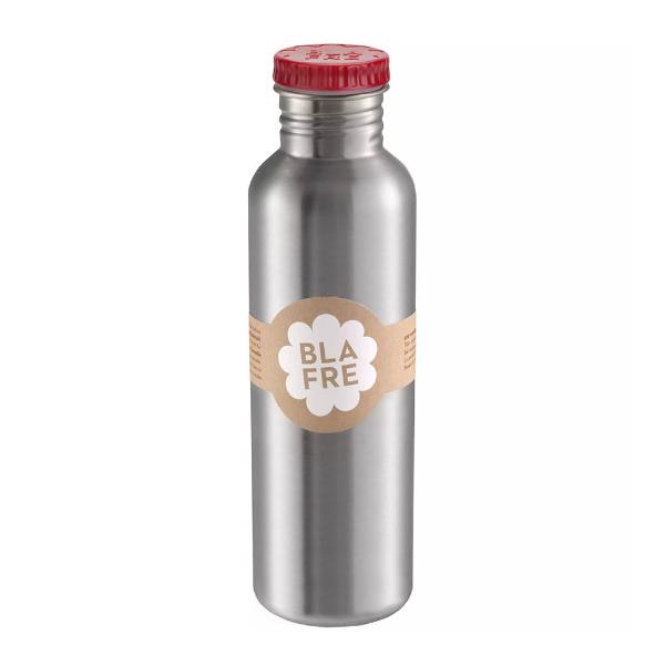 Stålflaske 750 ml rød
