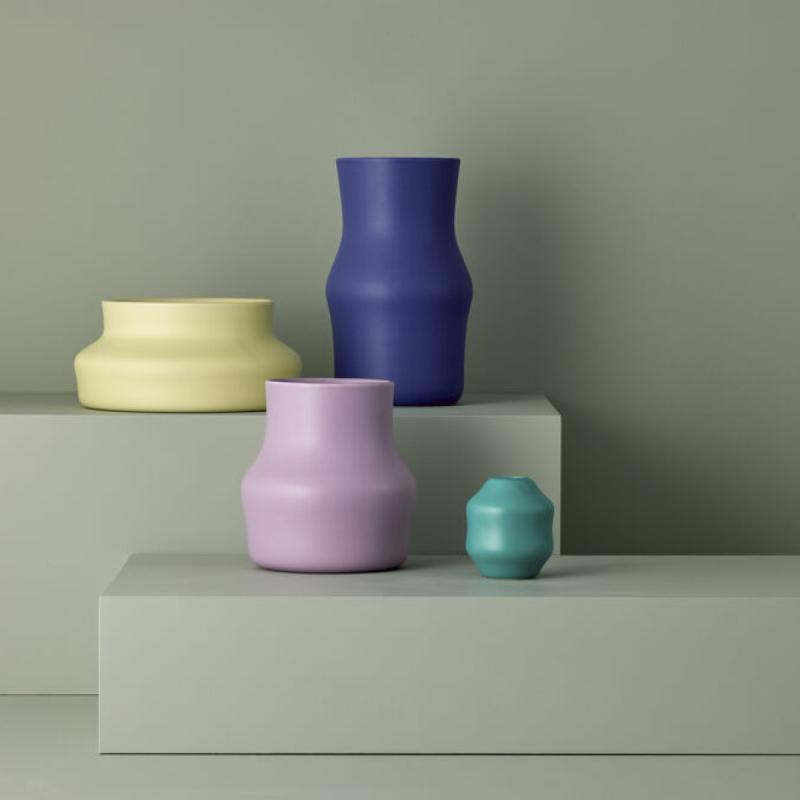 Dorotea vase 25x12 cm mellow yellow