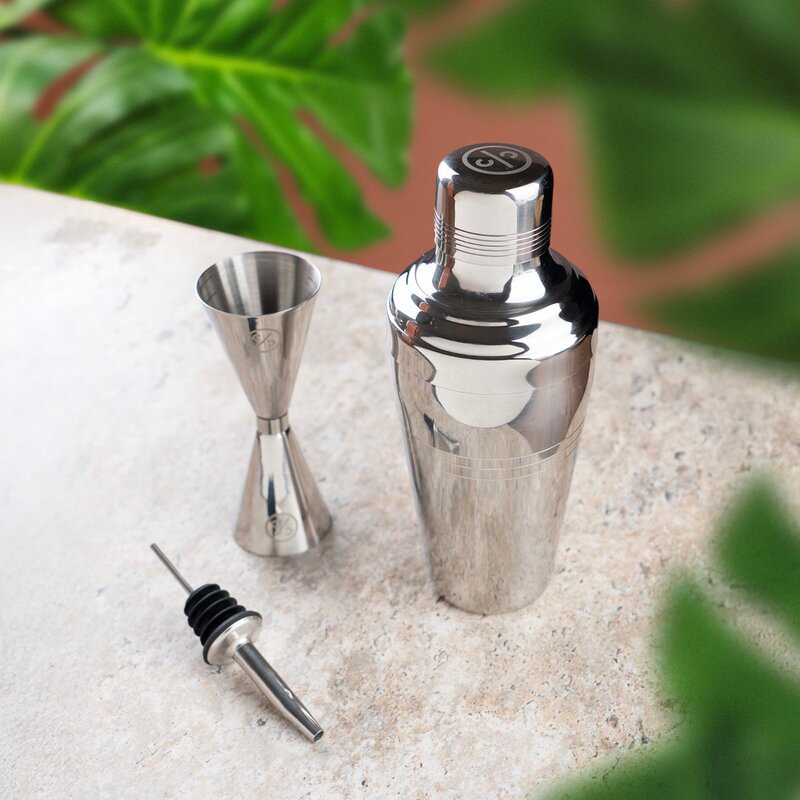 Bar Kit Mini barsett 3 deler shaker/jigger/pourer stål