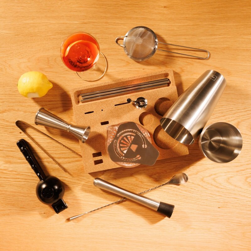 Mixologist bar in a box cocktailset 14 deler