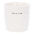Krus love in a cup 30 cl hvit