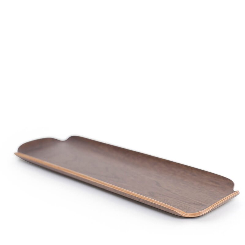 Leaf trebrett vann- og oljeavvisende 33x11,5 cm valnøtt