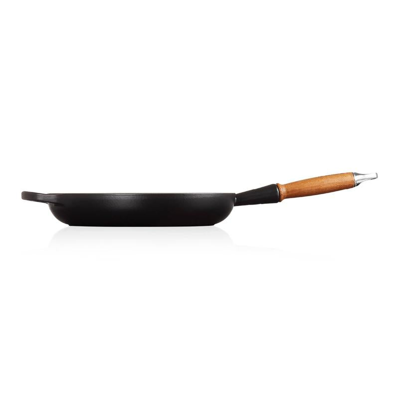 Signature stekepanne med trehåndtak 28 cm matte black