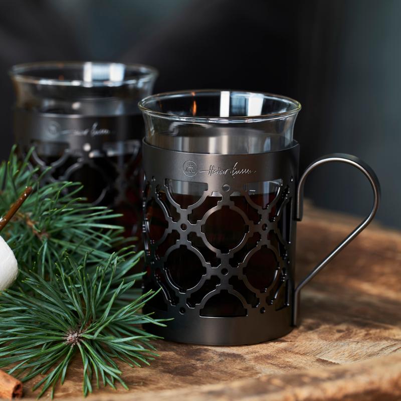 Cape drinkglass 2 stk 25 cl gunmetal