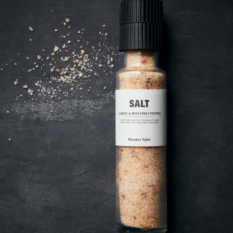 Salt hvitløk & rød chili 325g