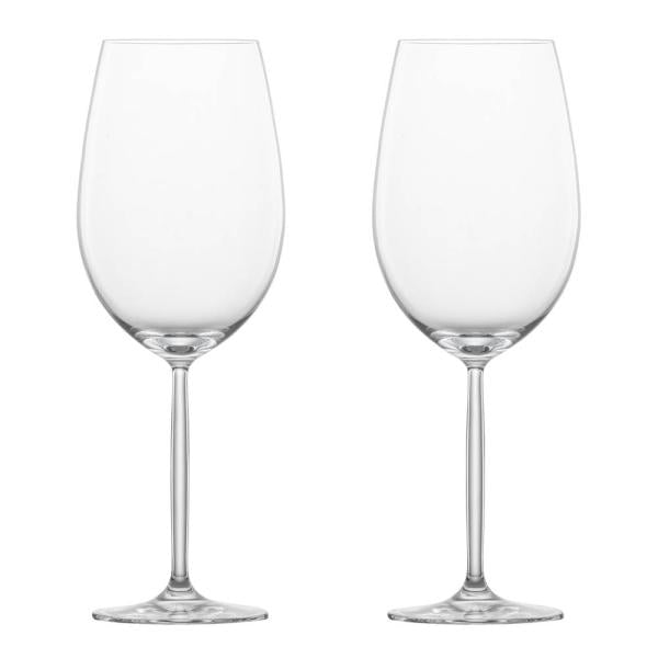 Diva bordeaux rødvinsglass 2 stk 80 cl klar