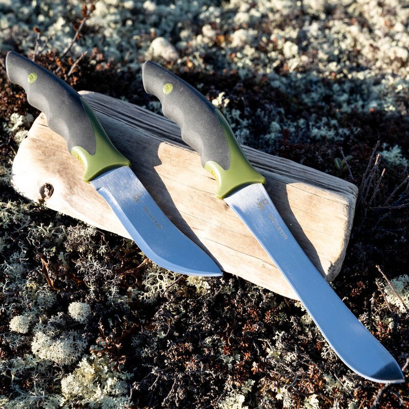 Skinner kjøttkniv 22,5 cm svart/grønn