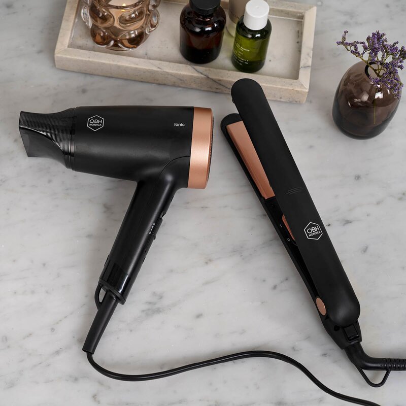 Glam & Shine Styling Kit YD3018N0 svart/kobber