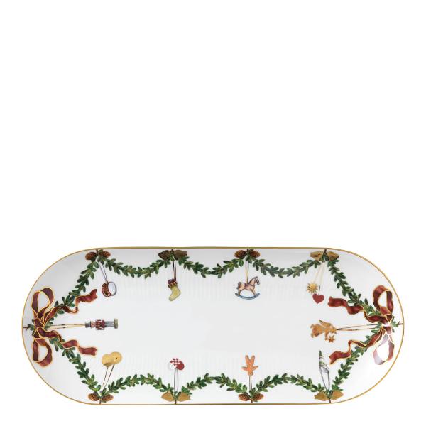 Stjerne Riflet Jul fat 39 cm