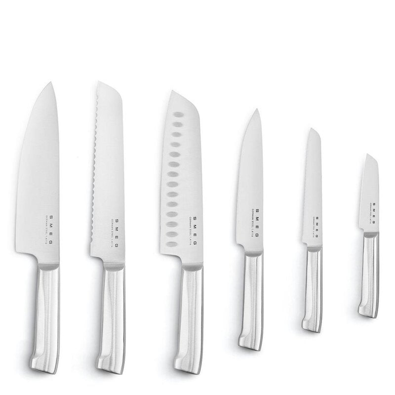 Knivblokk m/6 kniver KBSF02 svart