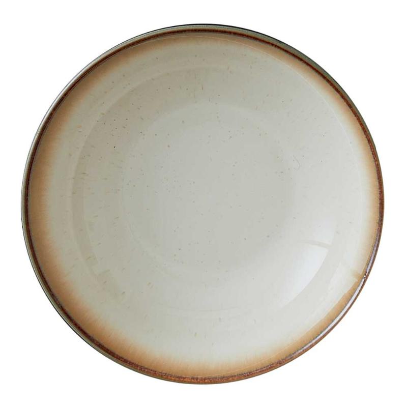 Pastaskål 20 cm krem/krem
