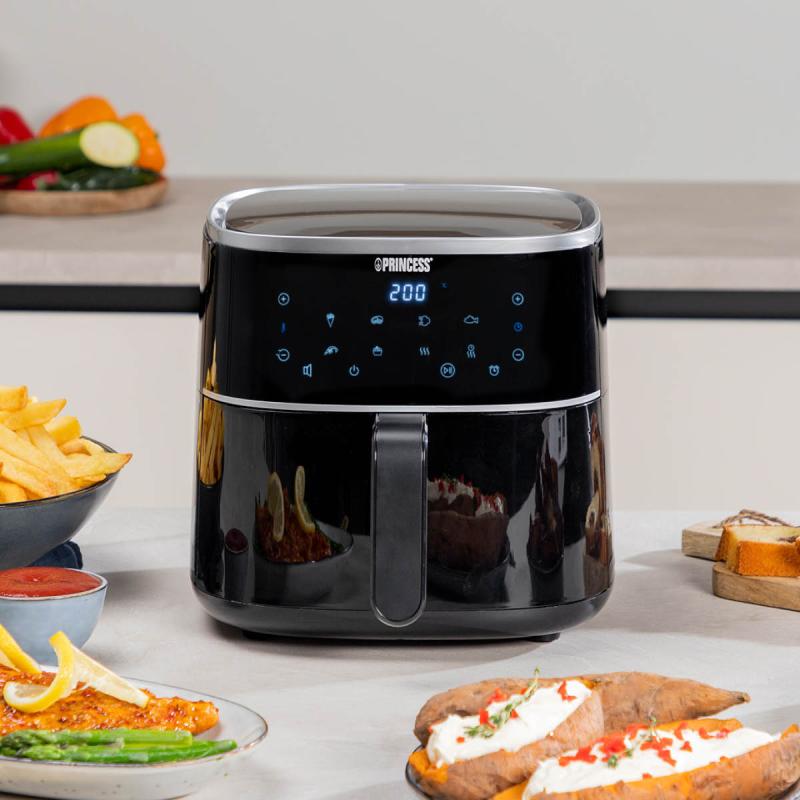 Digital airfryer 8L svart