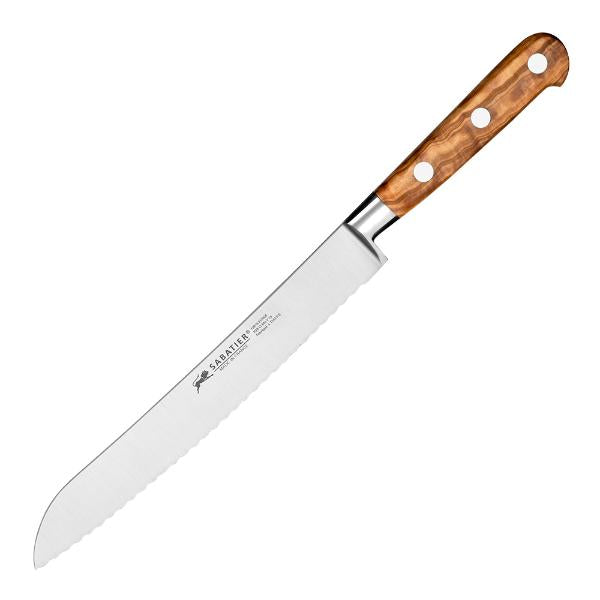Ideal Provence brødkniv 20 cm stål/oliventre