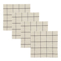 Join servietter 40x40 cm 4 stk svart/off-white