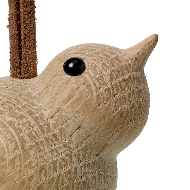 Nordic Tales ornament Sparrow brun