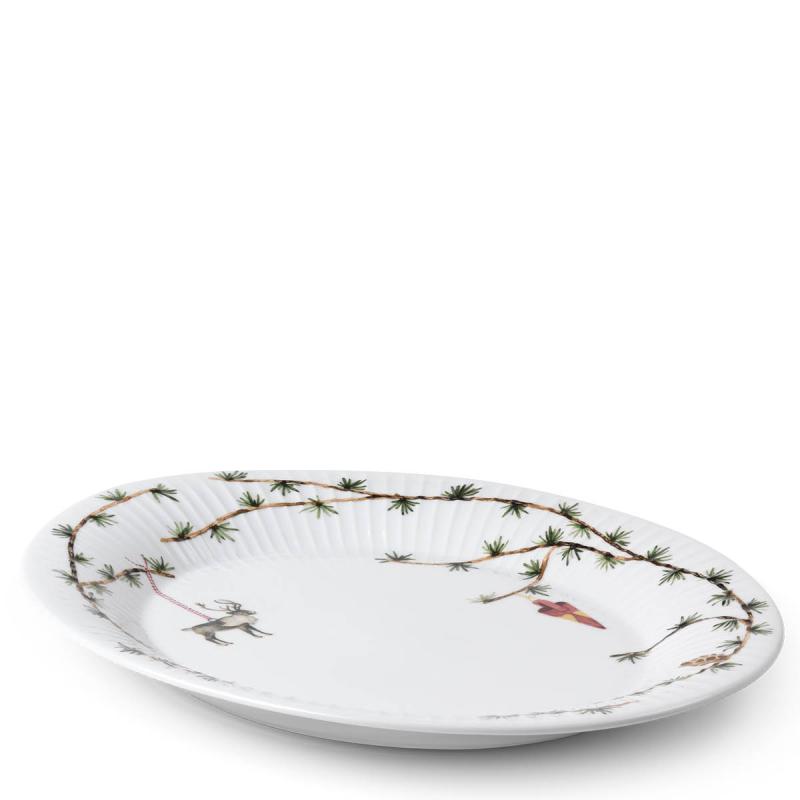 Hammershøi Christmas oval serveringsfat 27x34 cm