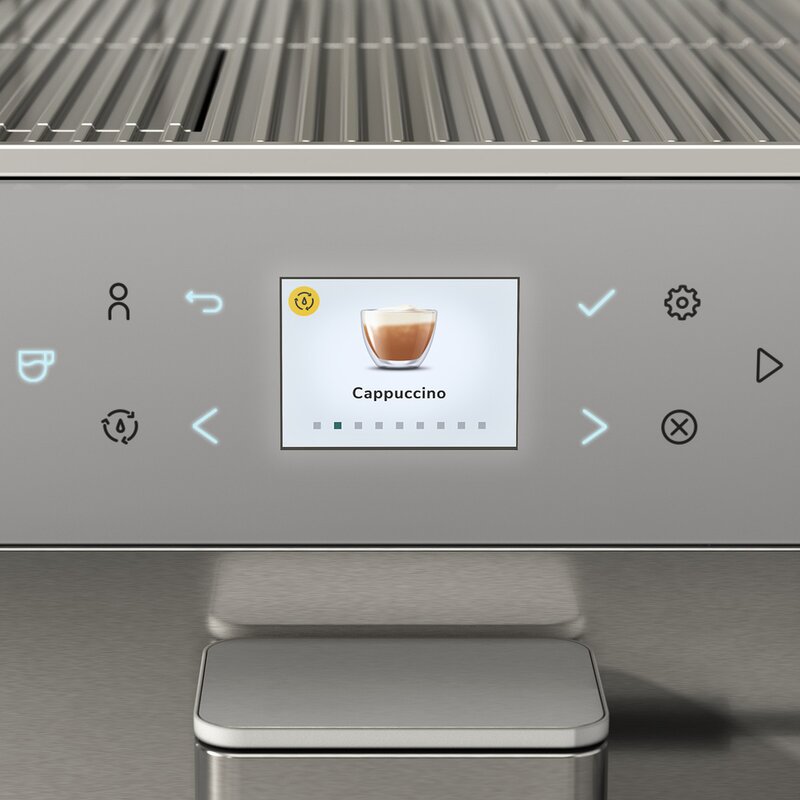 Espressomaskin helautomatisk KF6 rustfritt stål
