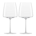 Simplify rødvinsglass 2 stk 74 cl klar