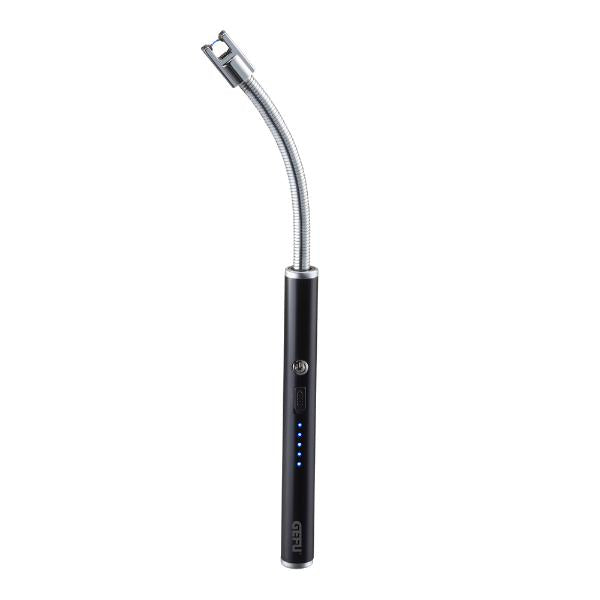 Ignito USB-lighter 25 cm stål/svart