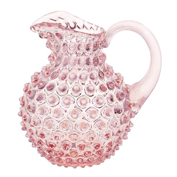 Hobnail karaffel 1L rosaline