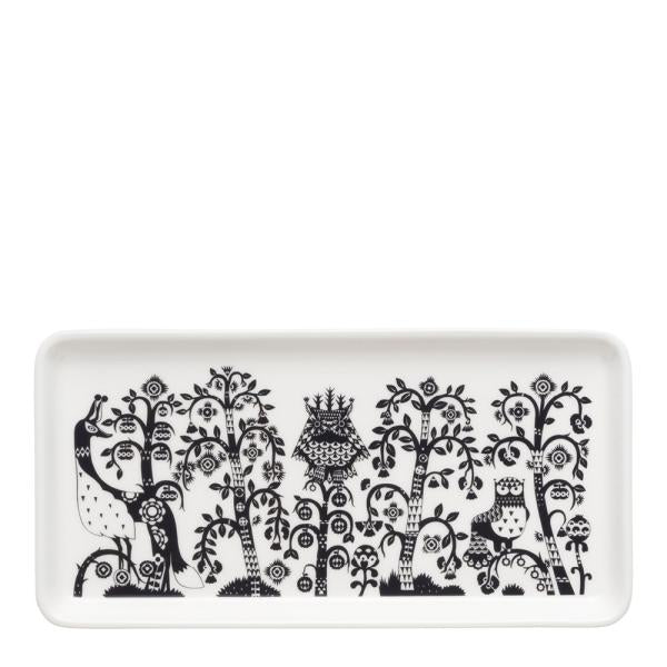 Taika tallerken rektangel 12x24 cm svart