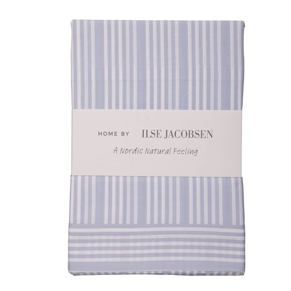 Bedding Collection putetrekk 50x70 cm 2 stk powder blue stripes