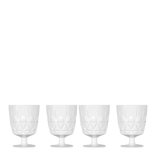 Juni piknik glass på stett 30 cl 4 stk