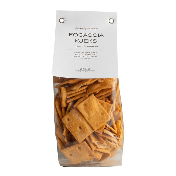 Focacciakjeks tomat & paprika 190g