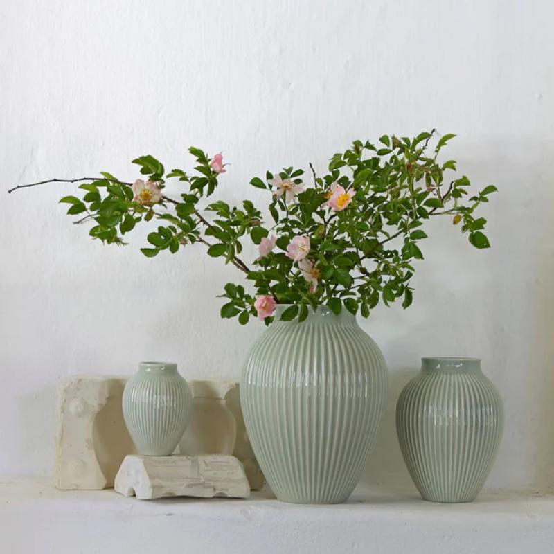 Ripple vase 27 cm mintgrønn